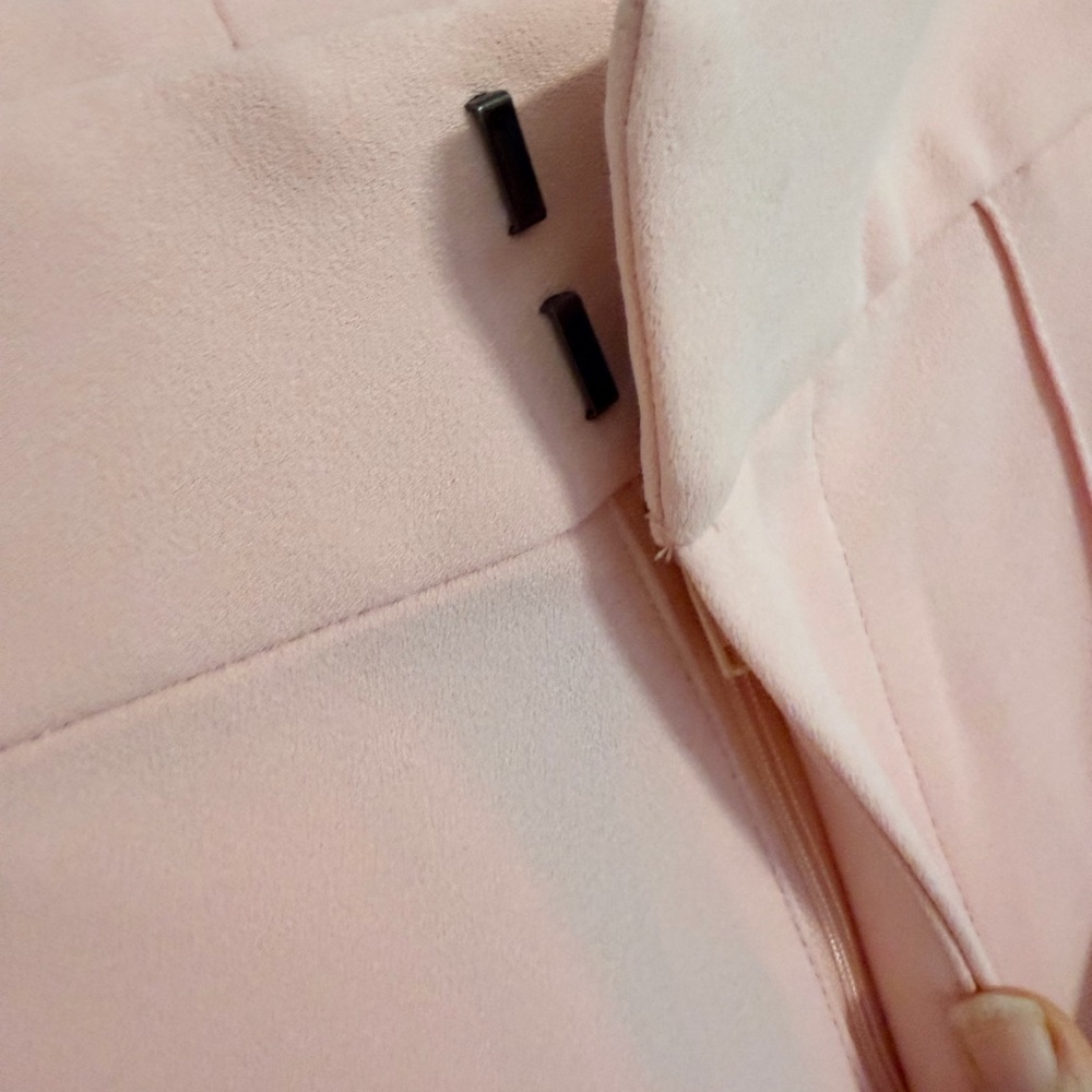 Alice + Olivia Blush Pink Wide-Leg Trousers - Picture 5 of 8
